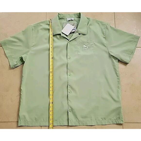 PUMA Men's CLASSICS Shirt Pure Green XL NWT - Picture 6 of 6